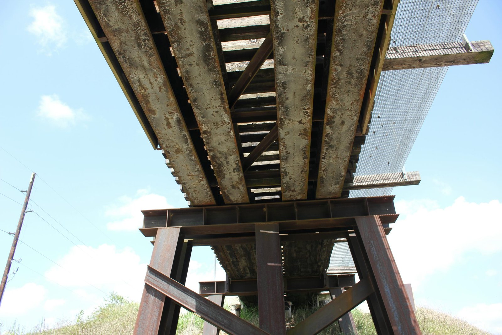 Under bridge